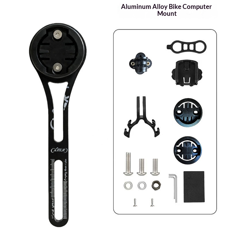 Bike Computer Gps - 自転車ストップウォッチホルダーアルミ合金MTBロードバイクハンドルバーGPSコンピューターホルダーサイクリングスピードメーターマウント自転車アクセサリー