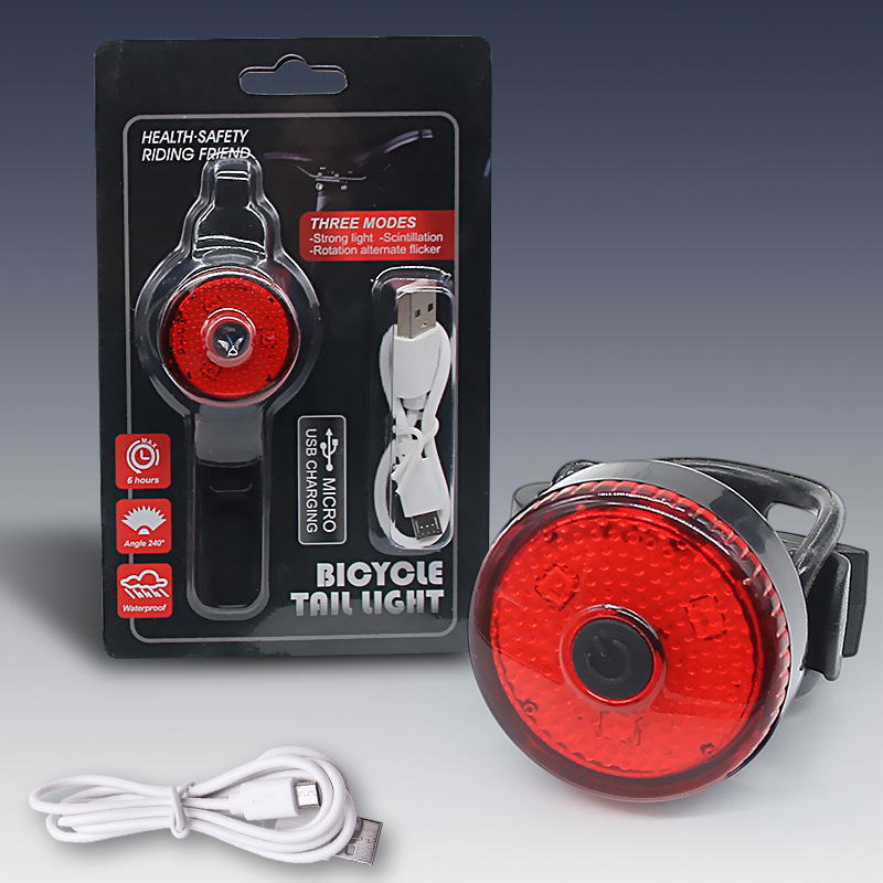 Bike Tail Light - 自転車テールランプヘッドライト防水 LED 警告灯マウンテンバイク発光夜間走行リア自転車ライトペット安全ライト