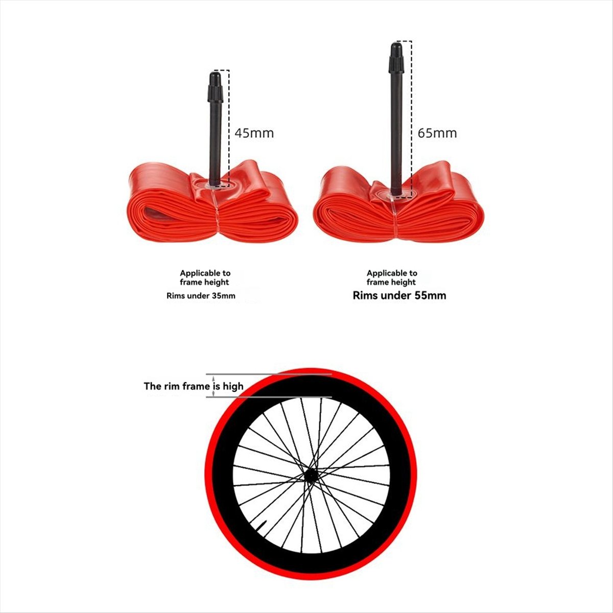 Road Bike Tire - T34C TPUインナーチューブ 700C グラベルロードバイク用 700x35-50C タイヤ対応