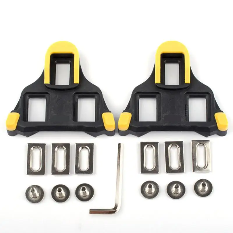 Road Bike Cleats - ロードバイクペダルクリート SPD SL 自転車ペダルプレートクリップセルフロックプレートフロートペダルクリートサイクリングシューズ自転車アクセサリー