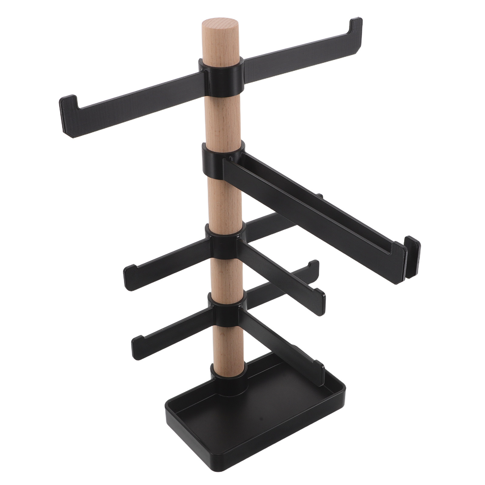 Cycling Gear Wall Mount - 頑丈な自転車収納棚 壁掛けラック サイクリングギア用 フックとストラップ付き すべてのアクセサリーにしっかりとフィット