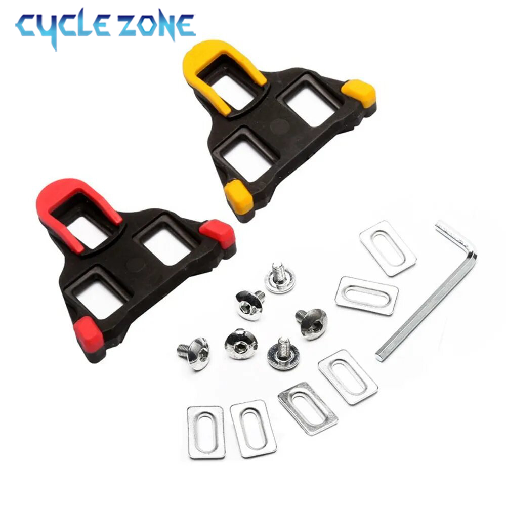 Road Bike Cleats - ロードバイクペダルクリート SPD SL 自転車ペダルプレートクリップセルフロックシマノフロートペダルクリートサイクリングシューズバイクアクセサリー