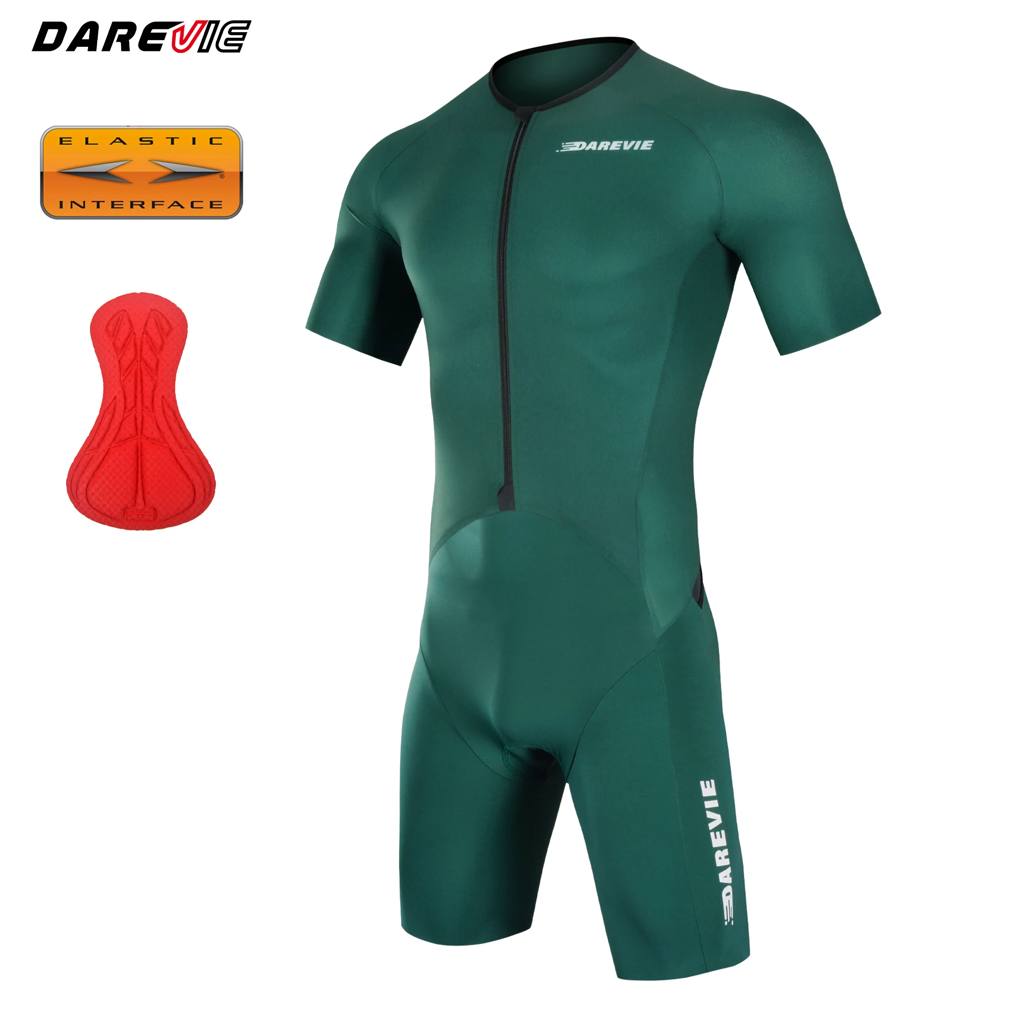Cycling Gear Italy - DAREVIE サイクリングセット イタリア製 エラスティックインターフェースパッド トップレベル トライアスロン