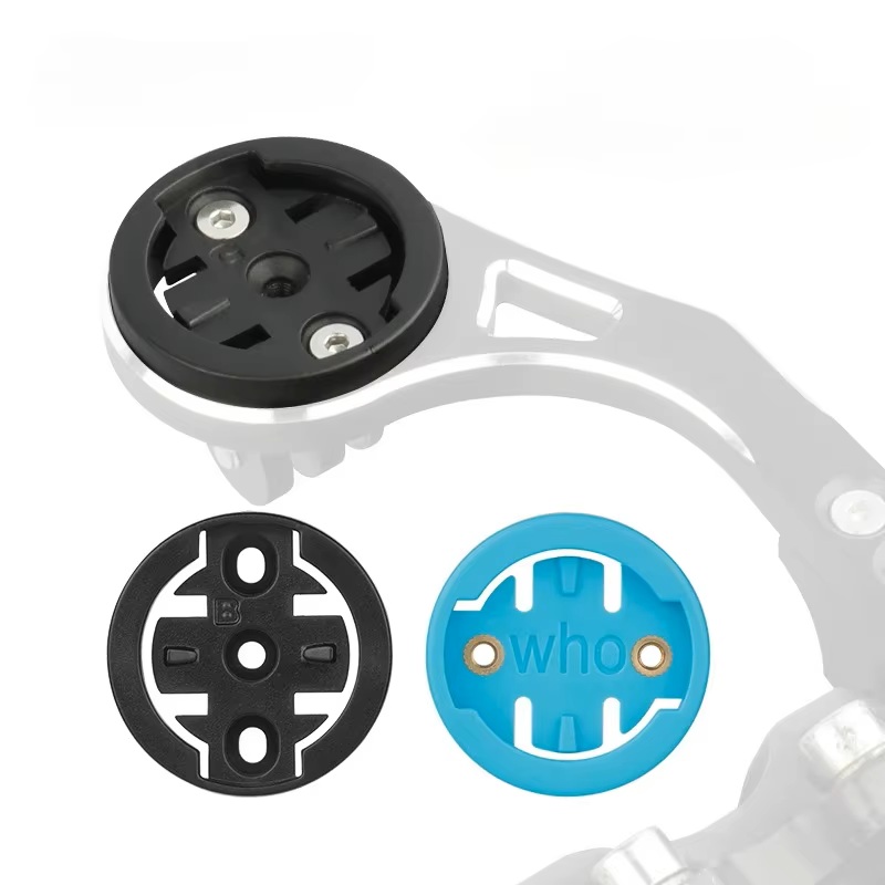 Bike Tail Light - 2 個自転車コンピュータマウントアダプター Garmin/Magene/Bryton/Wahoo ヘッドライトリアレーダーライトインサートサイクリングアクセサリー用