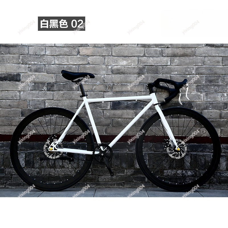 Road Bike Tire - 24 26 インチソリッドタイヤロードバイク、ディスクブレーキ付き成人男性用通勤自転車、屋外走行用