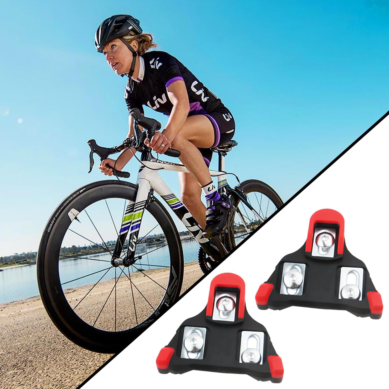 Road Bike Cleats - レーシングバイクペダルセット シマノ SPD SL用 シマノクリート SPD