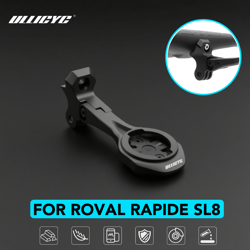 Bike Computer Gps - ULLICYC TARMAC SL8 Rapide 用一体型ハンドルバーコンピューターマウント Gopro/GPS/Garmin/Bryton/Wahoo