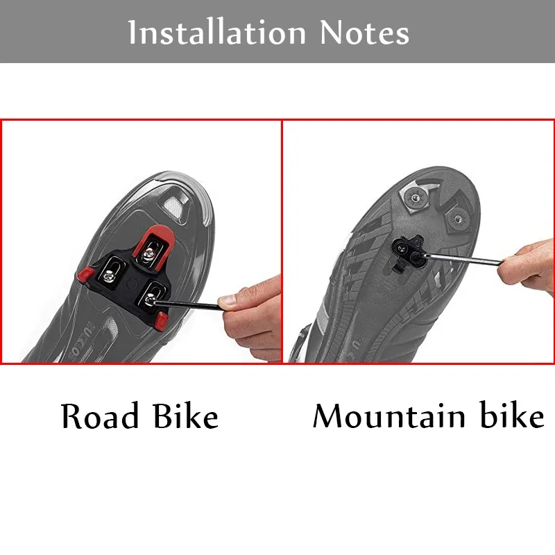 BUCKLOS ロードサイクリングシューズクリート SPD- - Road Bike Cleats のレビューと価格