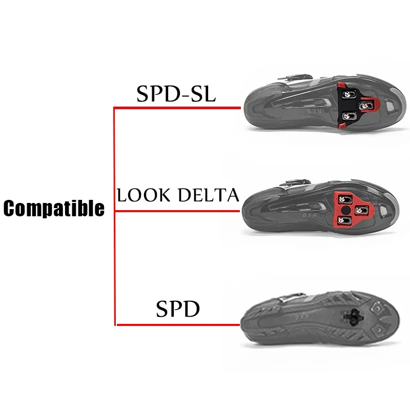 BUCKLOS ロードサイクリングシューズクリート SPD- - Road Bike Cleats のレビューと価格