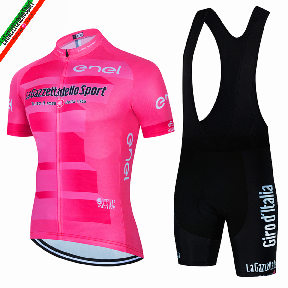 イタリアツアー自転車ウェアサイクリングジャージセットサマーロ - Cycling Gear Italy のレビューと価格