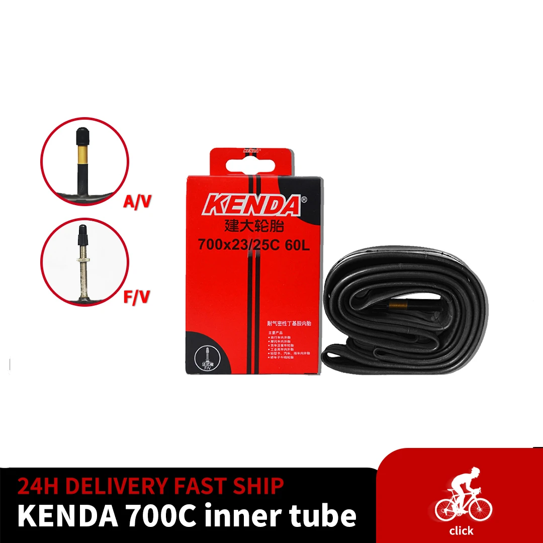 1個入り KENDA 自転車タイヤインナーチューブ 700C - Road Bike Tire のレビューと価格