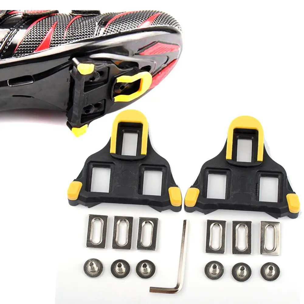 ロードバイクペダルクリート SPD SL 自転車ペダルプレー - Road Bike Cleats のレビューと価格