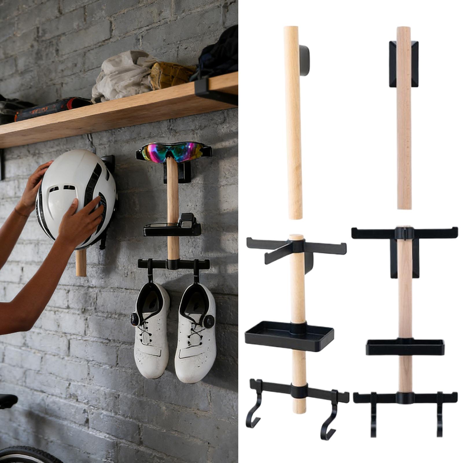 サイクリング用品収納壁掛けホルダー サイクリングヘルメット/ - Cycling Gear Wall Mount のレビューと価格