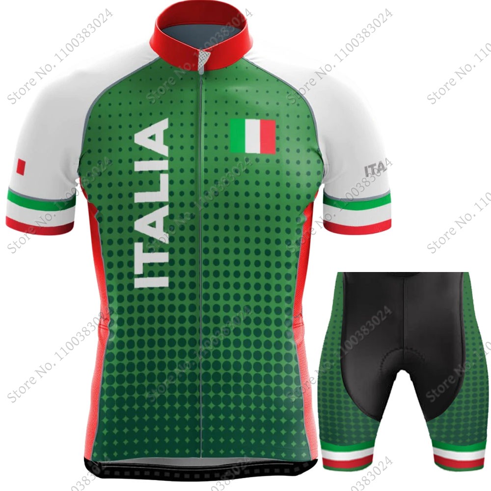 イタリア国旗のサイクリングジャージ,自転車服,マウンテンバイ - Cycling Gear Italy のレビューと価格