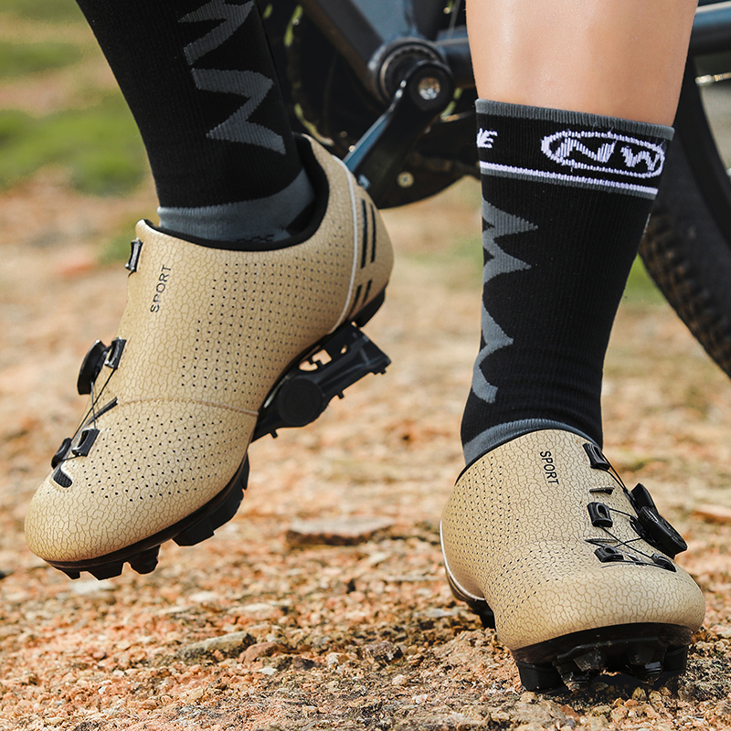 Mtb サイクリングシューズ男クリート靴屋外マウンテンバイク - Road Bike Cleats のレビューと価格