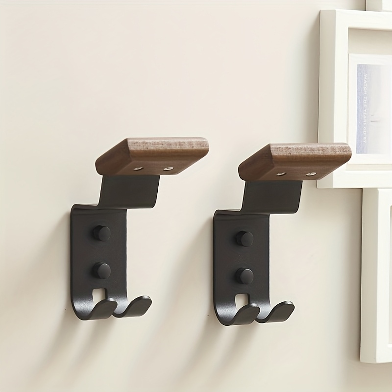 オートバイヘルメットホルダー無垢材強力スチールデザインヘルメ - Cycling Gear Wall Mount のレビューと価格