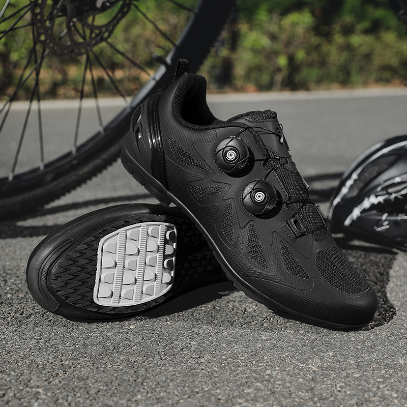 メンズ・レディース用ノンロック式マウンテンバイクシューズ、ク - Road Bike Cleats のレビューと価格