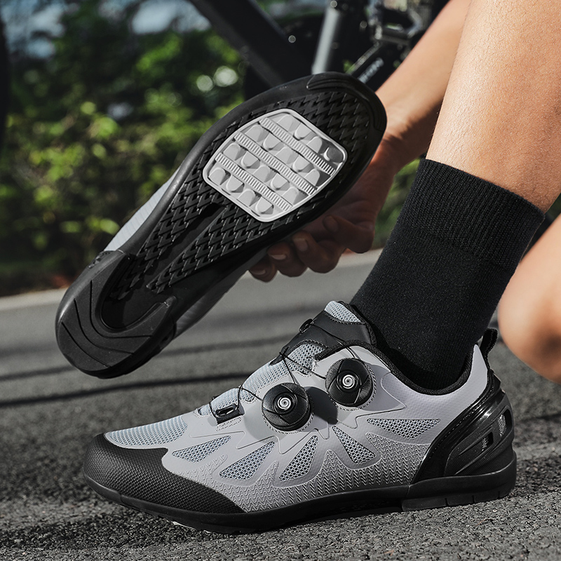 メンズ・レディース用ノンロック式マウンテンバイクシューズ、ク - Road Bike Cleats のレビューと価格