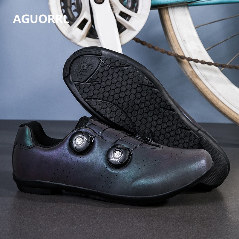 MTBサイクリングシューズ メンズ クリートシューズ フラッ - Road Bike Cleats のレビューと価格