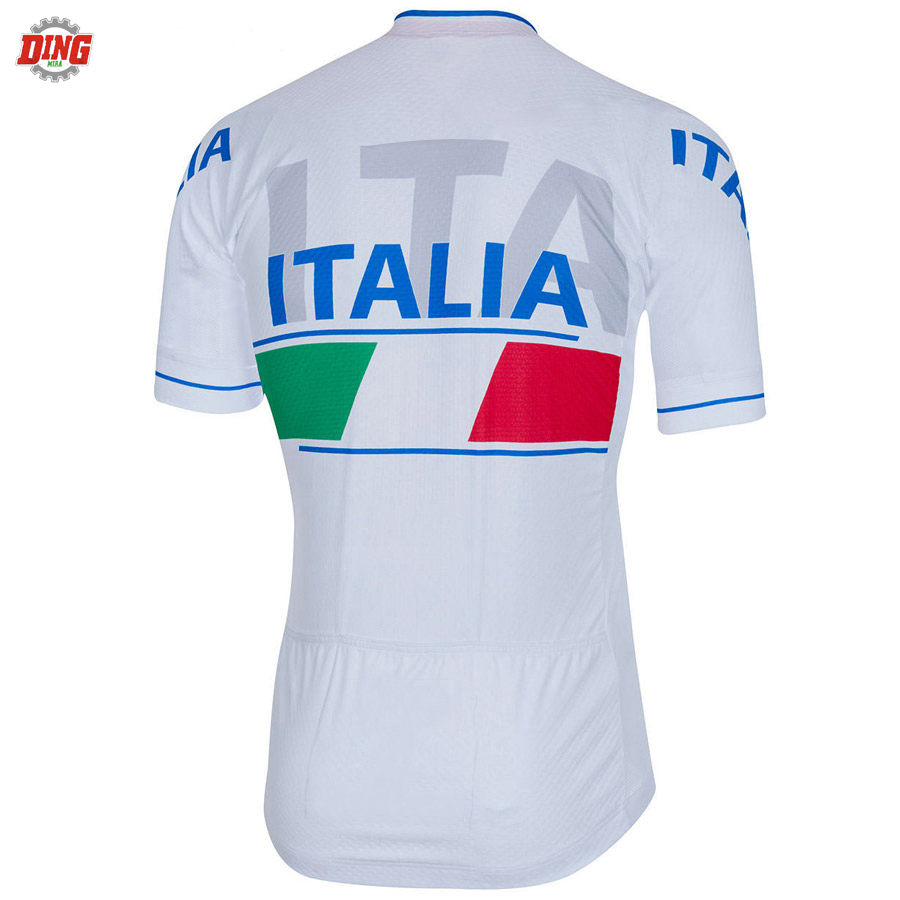 イタリアチームイタリア新白サイクリングジャージセットropa - Cycling Gear Italy のレビューと価格