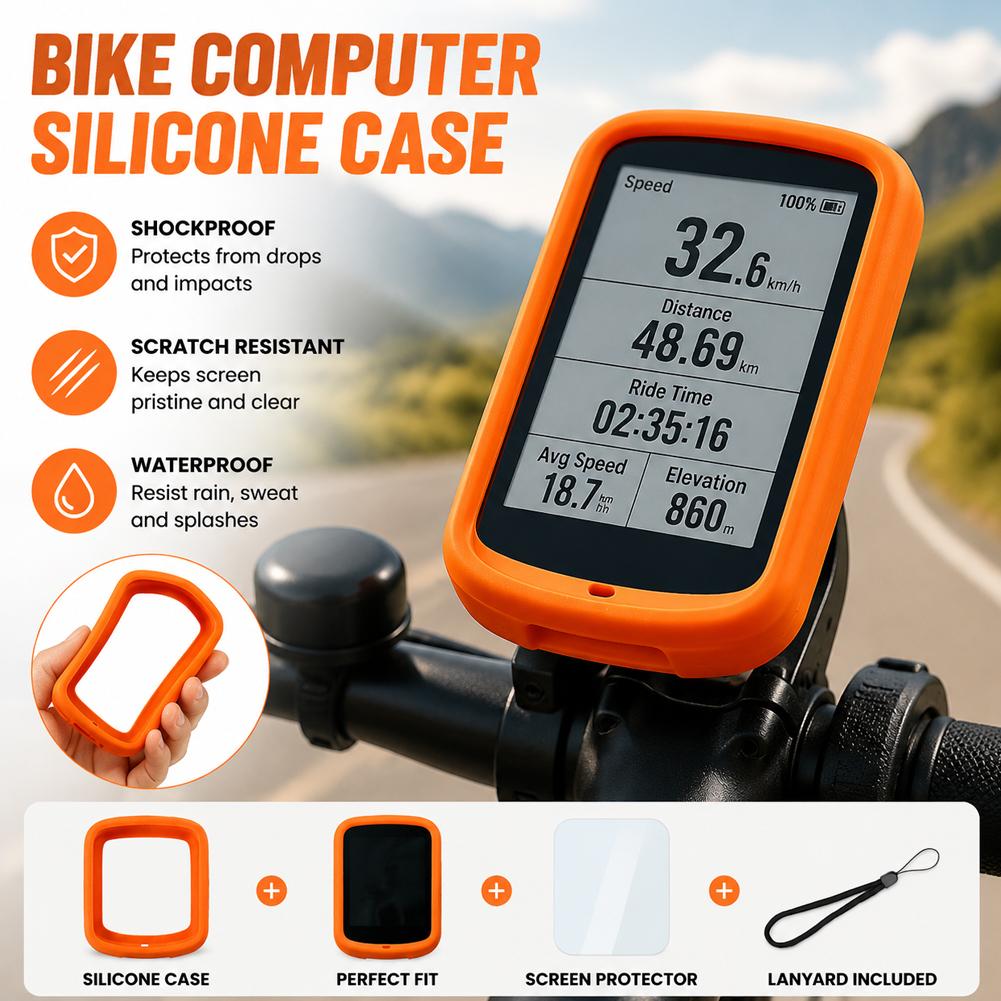 シリコン保護カバー iGPSPORT BSC500 ブラック - Bike Computer Gps のレビューと価格