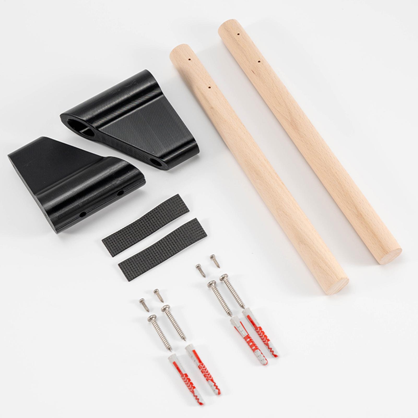 自転車収納ハンガー 壁掛け式自転車収納ラック 木製無垢材壁掛 - Cycling Gear Wall Mount のレビューと価格