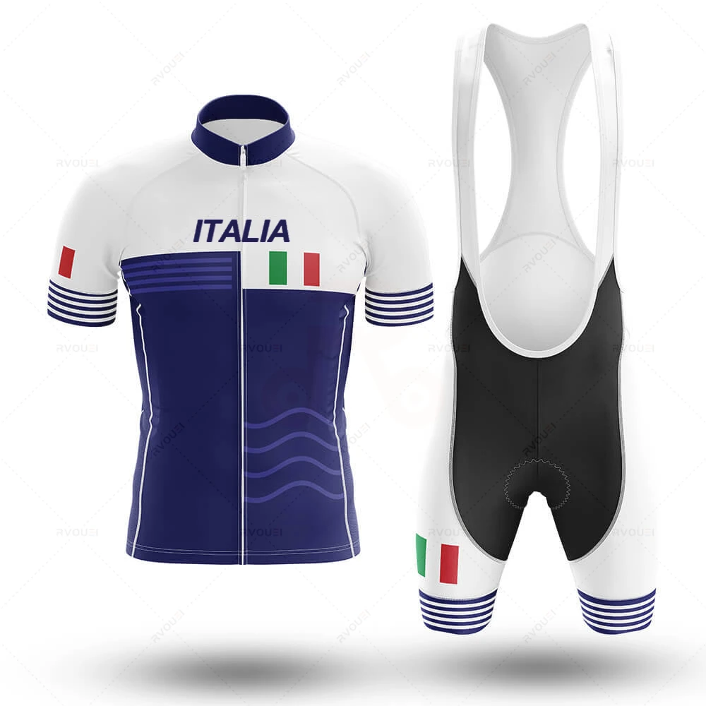 イタリア新 2025 サイクリングジャージ夏男性サイクリング - Cycling Gear Italy のレビューと価格