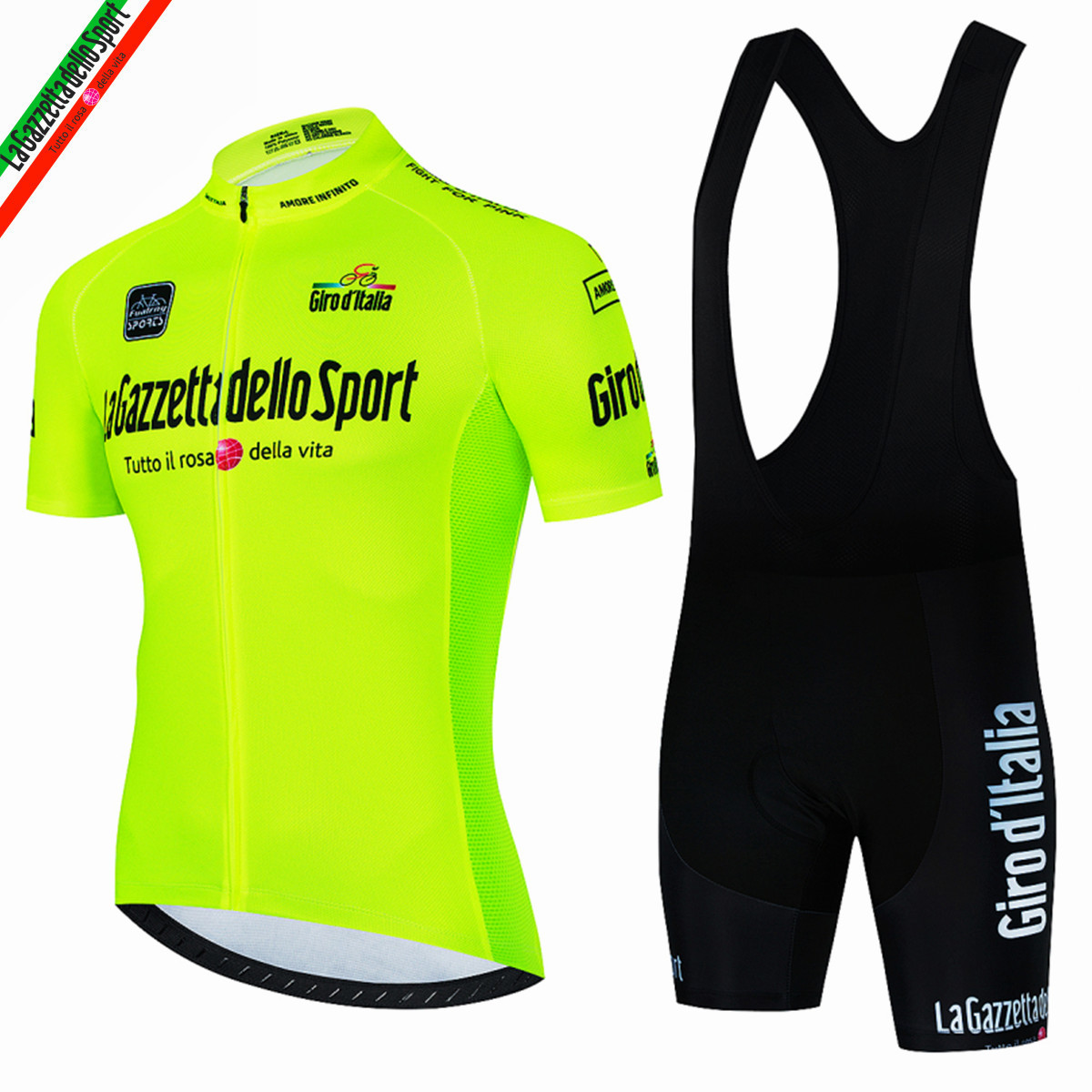 イタリアツアー自転車ウェアサイクリングジャージセットサマーロ - Cycling Gear Italy のレビューと価格